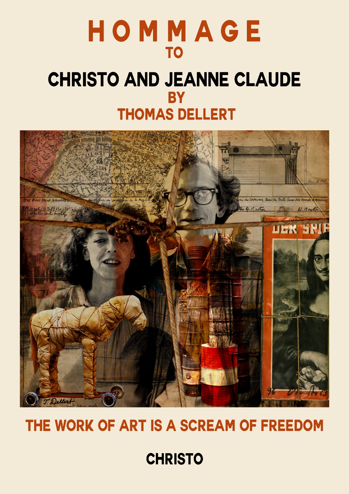 Christo by thomas dellert poster 